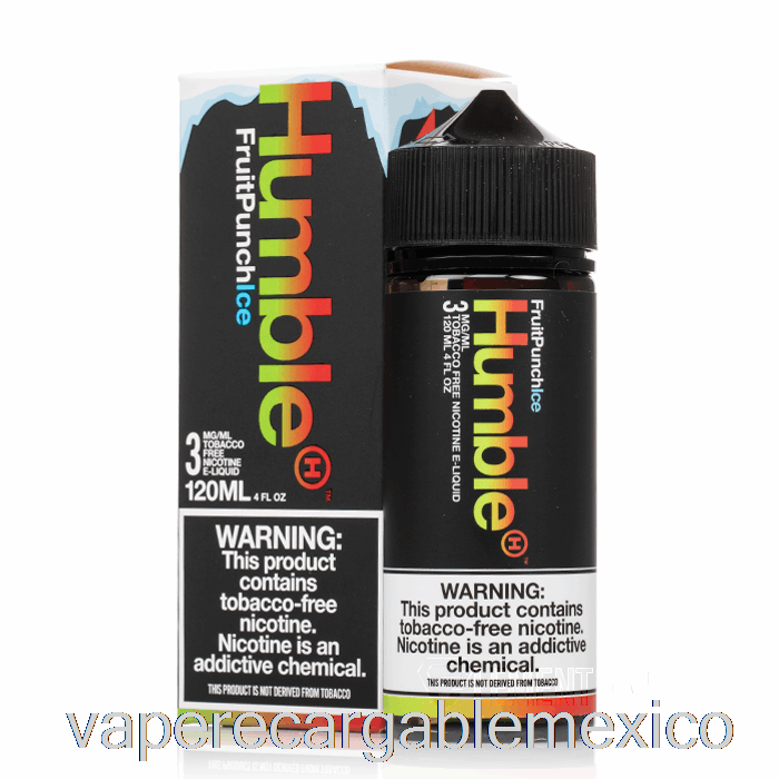Vape Recargable Ice Fruit Ponche - Humilde Jugo Co - 120ml 0mg